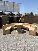 میزوصندلی گروهی با آتشدان