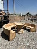 میزوصندلی گروهی با آتشدان