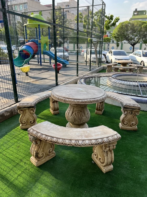 میزوصندلی بتنی 6نفره